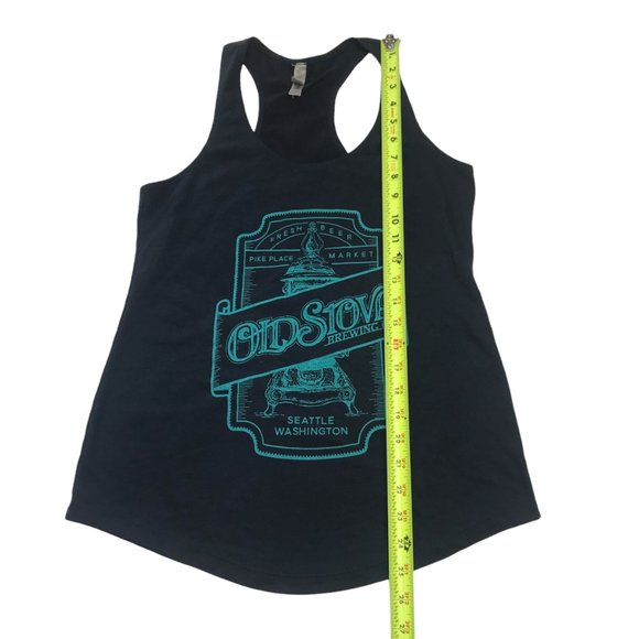 Tank Top Blue Pike Place Old Stove Brewing Size Women's Medium.  Racerback - Picture 4 of 6